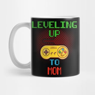 Promoted To Mom T-Shirt Unlocked Gamer Leveling Up Mug